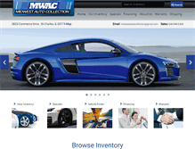 Tablet Screenshot of midwestautocollection.com